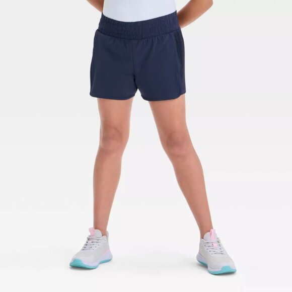 | Set of 12 | All In Motion Girls' M 8 Active Light Side Pleated Woven Shorts - Picture 1 of 13